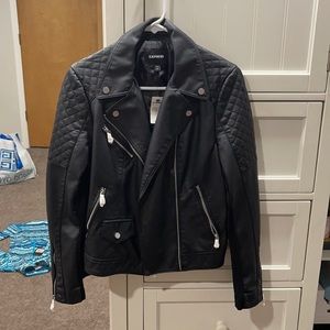 NEW leather jacket!